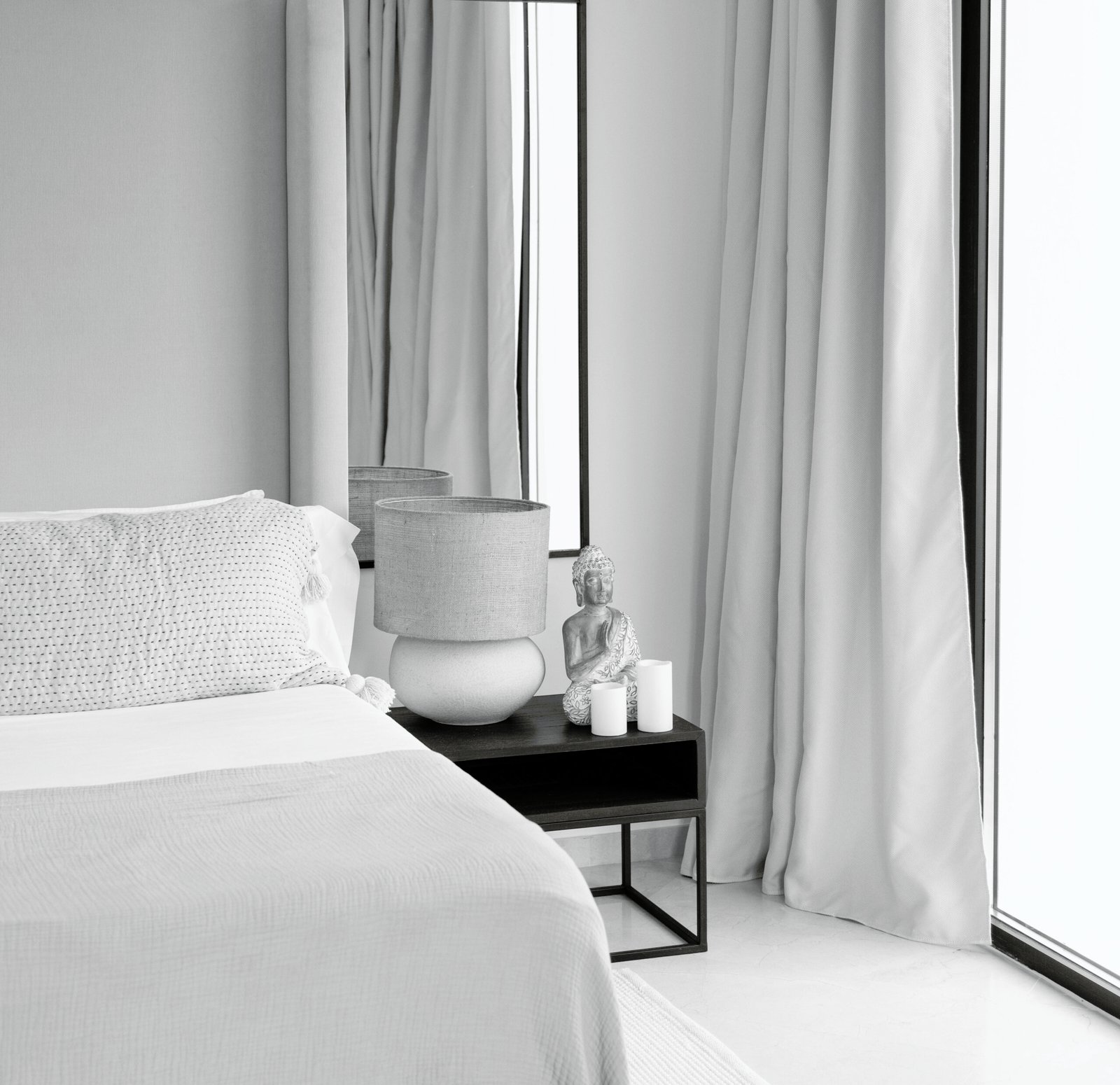 arreglo creativo del dormitorio de practica de fengshui